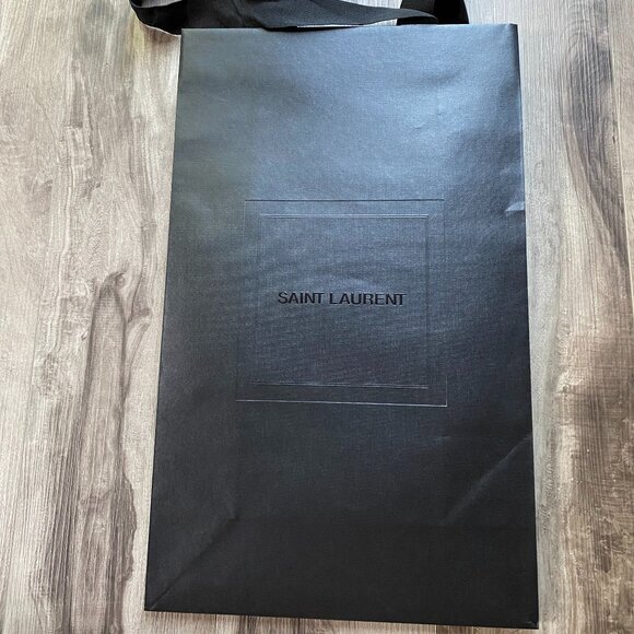 Extra Large Saint Laurent Shopping Bag and Receipt Envelope - Picture 3 of 6